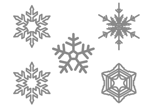 雪の結晶 イラスト 商用加工ok無料フリーイラスト素材 エムスタジオ