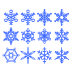 雪の結晶 イラスト