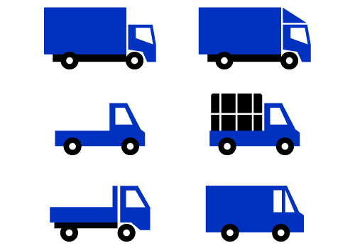 トラック イラスト 商用利用 加工利用可能な無料フリーイラスト